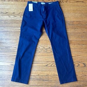 Goodfellow & Co blue Athletic Chino 32x30 NWT